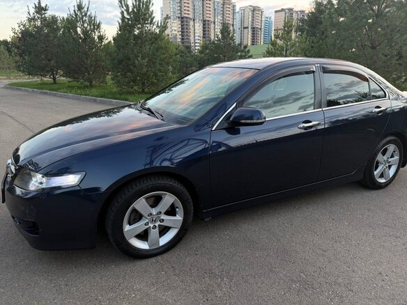 2007 Honda Accord VII Рестайлинг, синий, 900000 рублей - вид 7