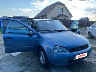 2007 Lada (ВАЗ) Kalina I, голубой, 300000 рублей, вид 1