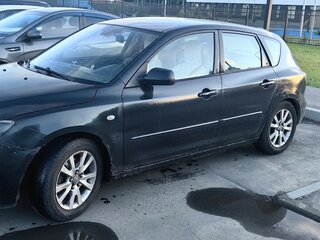 2006 Mazda 3 I (BK) Рестайлинг, чёрный, 250000 рублей, вид 1