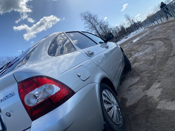 2011 Lada (ВАЗ) Priora I, серебристый, 280000 рублей - вид 3
