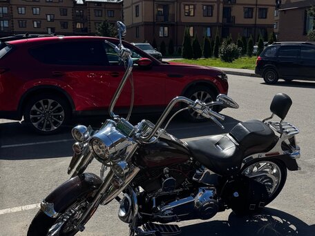 2006 Harley-Davidson Fat Boy, фиолетовый, 1150000 рублей, вид 2