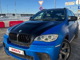 2012 BMW X6 30d I (E71) Рестайлинг, синий, 2449000 рублей, вид 2