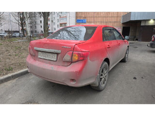 2007 Toyota Corolla AMT X (E140, E150), красный, 350000 рублей, вид 4