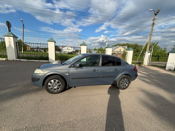 2007 Renault Megane II Рестайлинг, серый, 550000 рублей - вид 6