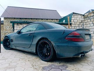 2002 Mercedes-Benz SL-Класс 500 5-speed V (R230), чёрный, 1350000 рублей, вид 5
