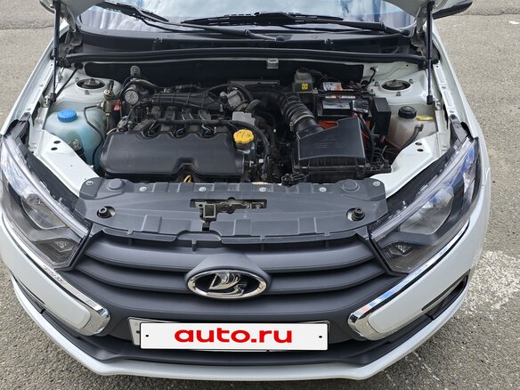 2021 Lada (ВАЗ) Granta I Рестайлинг, белый, 750000 рублей - вид 12