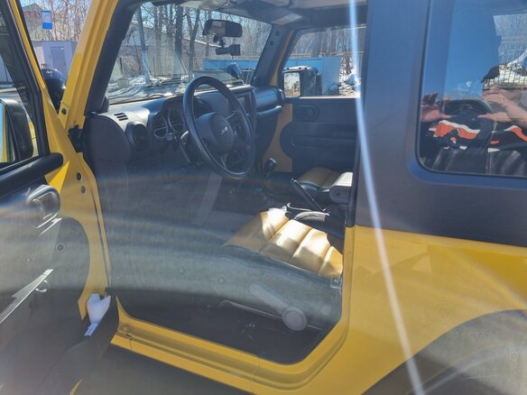 2008 Jeep Wrangler III (JK), жёлтый, 4050000 рублей - вид 30