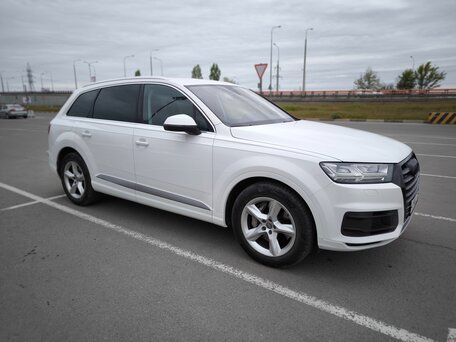 2016 Audi Q7 II (4M), белый, 4200000 рублей, вид 2