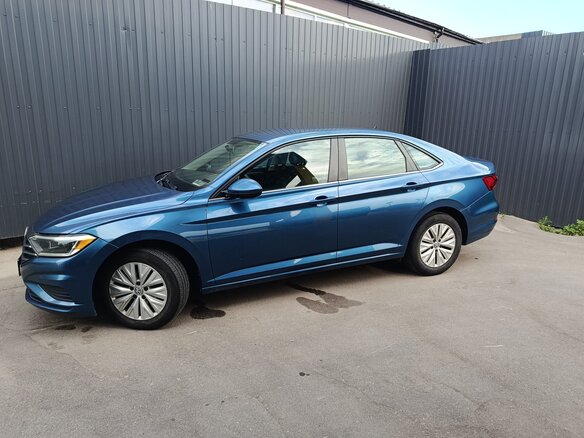 2019 Volkswagen Jetta 6-speed VII, синий, 1440000 рублей - вид 3