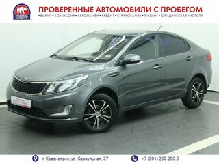 2012 Kia Rio 4-speed III, серый, 970000 рублей, вид 1