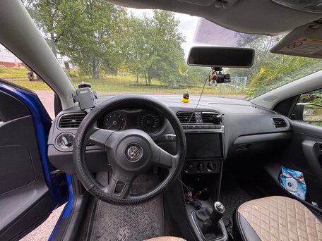 2011 Volkswagen Polo V, синий, 370000 рублей, вид 5