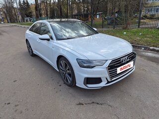 2022 Audi A6 40 TDI V (C8), белый, 6400000 рублей, вид 1