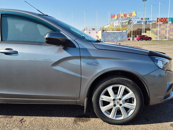 2019 Lada (ВАЗ) Vesta I, серый, 950000 рублей - вид 6
