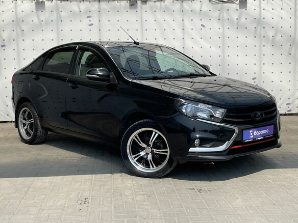 2020 Lada (ВАЗ) Vesta I, чёрный, 1115000 рублей - вид 1