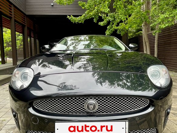 2008 Jaguar XKR II, чёрный - вид 1