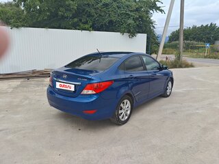 2012 Hyundai Solaris I, синий, 780000 рублей, вид 4