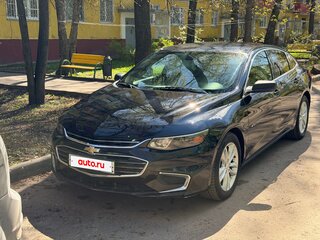 2016 Chevrolet Malibu IX, чёрный, 1200000 рублей, вид 1