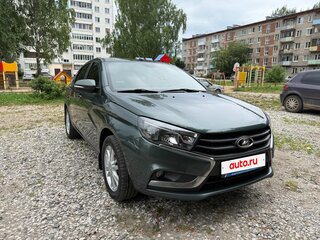 2017 Lada (ВАЗ) Vesta I, зелёный, 800000 рублей, вид 3