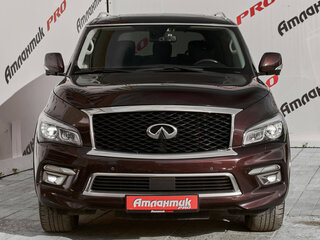 2015 Infiniti QX80 I Рестайлинг, красный, 2940000 рублей, вид 2