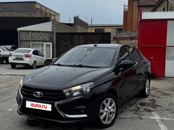 2017 Lada (ВАЗ) Vesta I, чёрный, 800000 рублей
