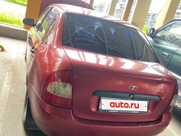 2006 Lada (ВАЗ) Kalina I, красный, 150000 рублей - вид 4