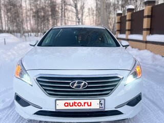 2015 Hyundai Sonata VII (LF), белый, 1350000 рублей, вид 1