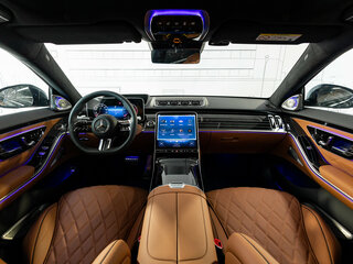 2024 Mercedes-Benz S-Класс 500 4MATIC VII (W223), чёрный, 24318300 рублей, вид 3