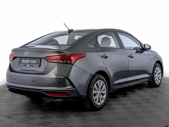 2021 Hyundai Solaris II Рестайлинг, серый - вид 4