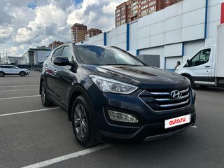 2015 Hyundai Santa Fe III, синий, 1700000 рублей, вид 2