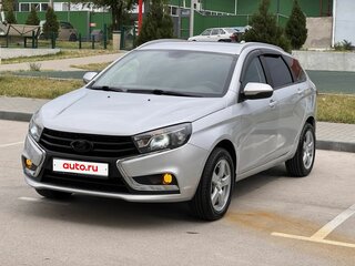 2018 Lada (ВАЗ) Vesta SW I, серебристый, 930000 рублей, вид 1