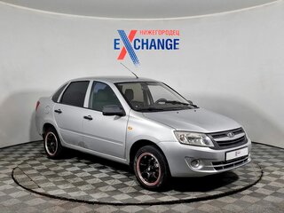 2013 Lada (ВАЗ) Granta I, серебристый, 268000 рублей, вид 3