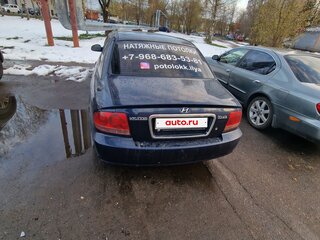 2007 Hyundai Sonata ТагАЗ IV (EF) Рестайлинг, синий, 270000 рублей, вид 5