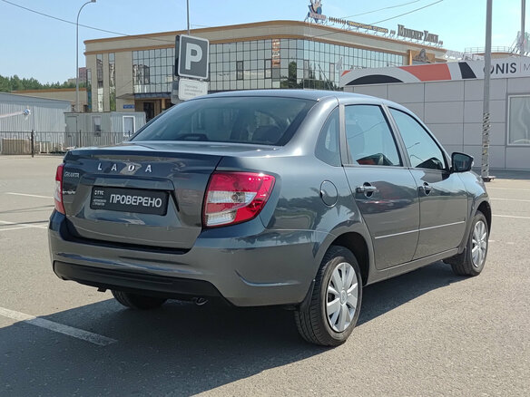 2024 Lada (ВАЗ) Granta I Рестайлинг, серый - вид 4