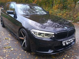 2019 BMW 5 серии 520i VII (G30/G31/G38), синий, 3390000 рублей, вид 2