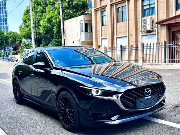 2023 Mazda 3 Axela IV (BP), чёрный - вид 1