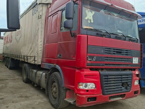 1999 DAF 95XF, красный, 1000000 рублей - вид 5