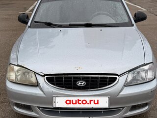 2006 Hyundai Accent ТагАЗ II, серебристый, 190000 рублей, вид 1