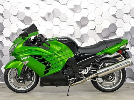 2007 Kawasaki ZZR 1400, зелёный, 725000 рублей, вид 4