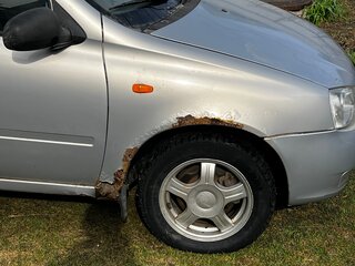 2008 Lada (ВАЗ) Kalina I, серебристый, 110000 рублей, вид 5