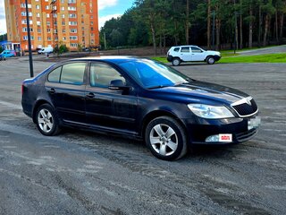 2010 Skoda Octavia DSG7 II (A5) Рестайлинг, чёрный, 690000 рублей, вид 3