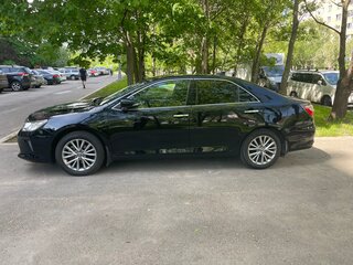 2016 Toyota Camry VII (XV50) Рестайлинг, чёрный, 2290000 рублей, вид 3