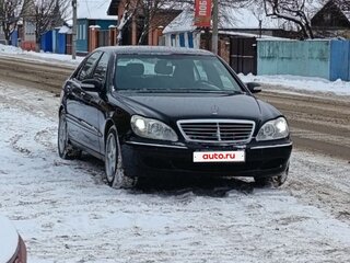 2002 Mercedes-Benz S-Класс 350 Long IV (W220) Рестайлинг, чёрный, 925000 рублей, вид 2