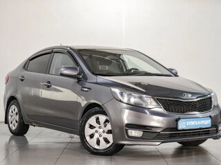 2015 Kia Rio III Рестайлинг, серый, 1049000 рублей, вид 1