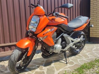 2007 Kawasaki ER-6N, оранжевый, 310000 рублей, вид 5