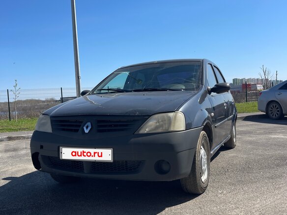 2007 Renault Logan I, серый, 150000 рублей - вид 2