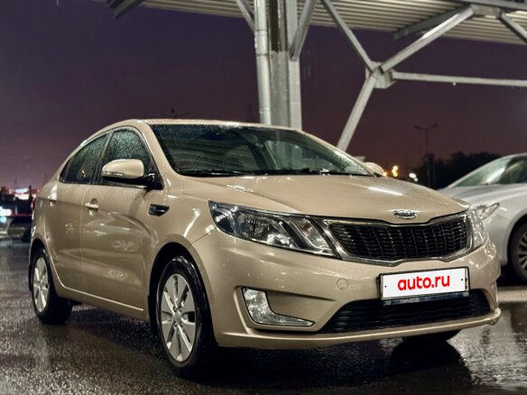 2012 Kia Rio 4-speed III, бежевый - вид 8