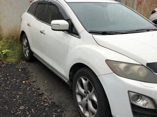 2010 Mazda CX-7 I Рестайлинг, белый, 550000 рублей, вид 3