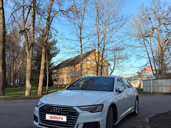 2020 Audi A6 45 TFSI V (C8), белый, 4000000 рублей