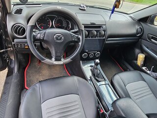 2006 Mazda 6 I (GG) Рестайлинг, чёрный, 220000 рублей, вид 5