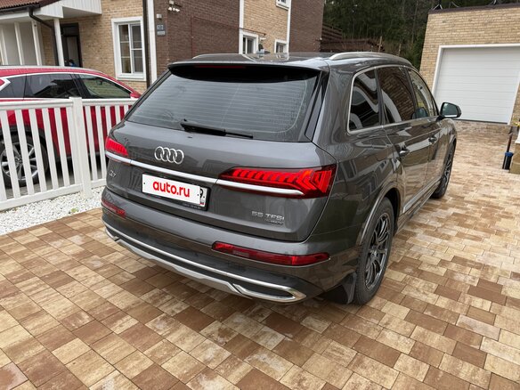 2022 Audi Q7 55 TFSI II (4M) Рестайлинг, серый, 6200000 рублей - вид 6